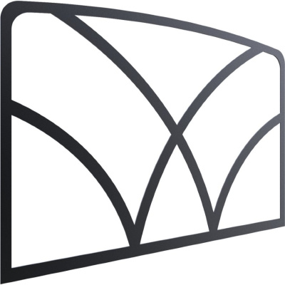 Декор дверцы W-образный для печей Kratki Koza K7