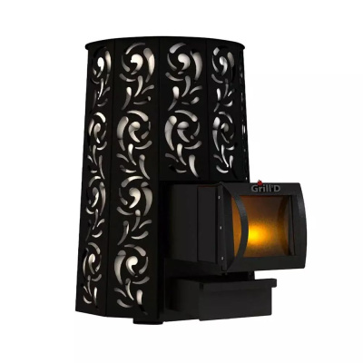  Банная печь Grill'D Violet (длинный выноc)