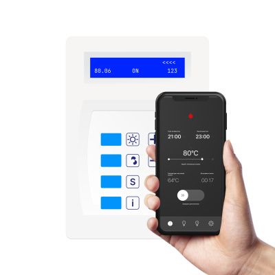 Пульт управления электрокаменкой BORN® CP-mini Wi-Fi Пульт управления электрокаменкой BORN® CP-mini Wi-Fi