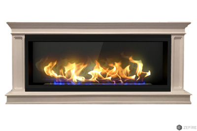 Биокамин Zefire в линейном портале Кинг со стемалитом