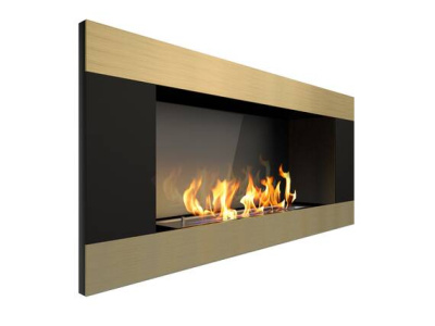 Биокамин Zefire Elliot horizontal 900 со стемалитом (латунный)