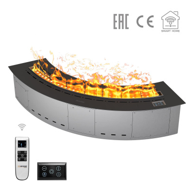 Паровой камин Airtone Vepo Radial 800 мм (черный матовый)