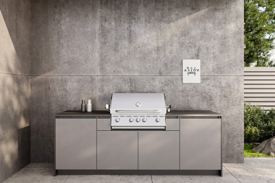 Кухня Astov BBQ № 6 (ширина 2440 мм)(готовое решение) Кухня Astov BBQ № 6 (ширина 2440 мм)(готовое решение)