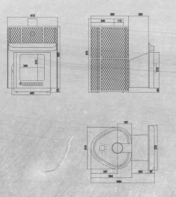 Банная печь Фёрингер Паровая Оптима (Сетка) Банная печь Фёрингер Паровая Оптима (Сетка)