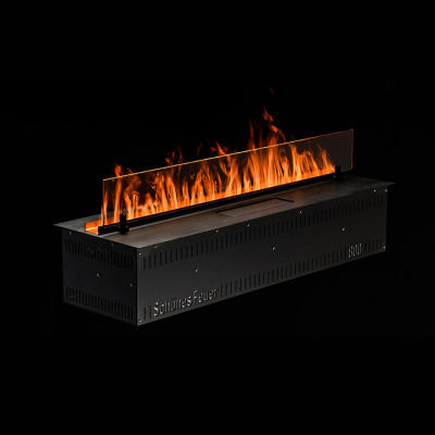 Встраиваемый электрический Schönes feuer 3D-камин FireLine 800 (черная панель)