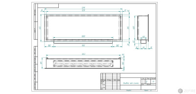 Биокамин Zefire Flagman 1300 шлифованный со стемалитом