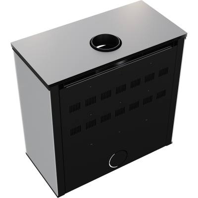  Печь-камин Kratki Koza Juno 12 B (Коза Джуно, белая) 