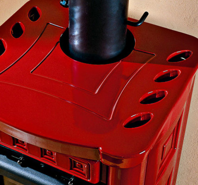  Печь La Nordica Gaia (бордовый/бежевый/кремовый)