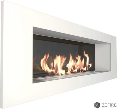 Биокамин Zefire Elliot 1200 белый со стемалитом