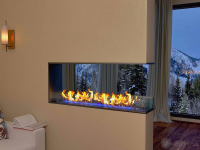 Биокамин Zefire торцевой сквозной Standart 900 Биокамин Zefire торцевой сквозной Standart 900