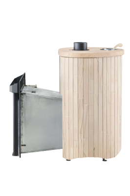  Банная печь Фёрингер Ламель Оптима ("Окаменевшее дерево" наборный)