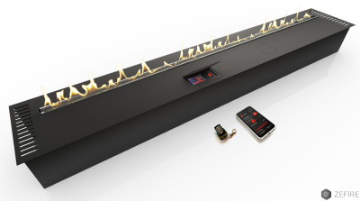 Автоматический биокамин Zefire M 1800 с ДУ Автоматический биокамин Zefire M 1800 с ДУ