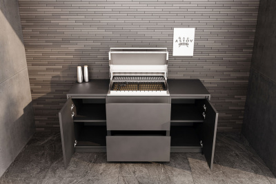 Кухня Astov BBQ № 8 (ширина 2040 мм)(готовое решение)