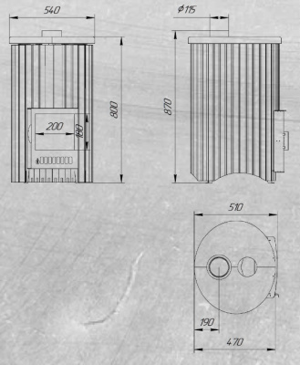 Банная печь Фёрингер Ламель Уют 18 (Змеевик наборный) Банная печь Фёрингер Ламель Уют 18 (Змеевик наборный)