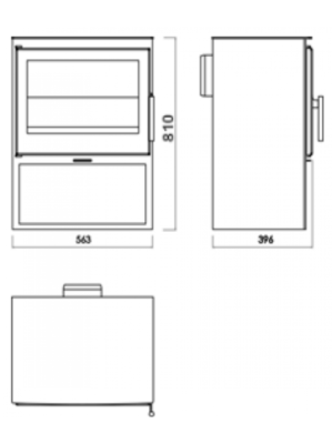  PANADERO Печь-камин SAPHIR
