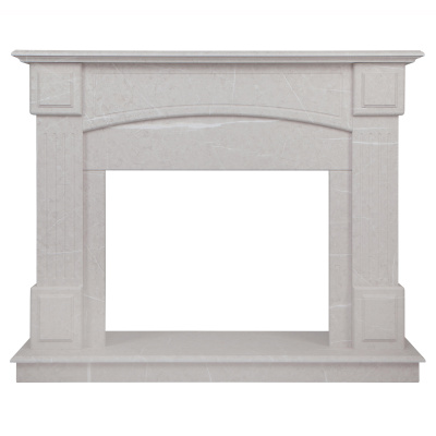 Портал для электрокамина Carolina 25,5 WT Мрамор бежевый