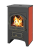  Печь-камин Везувий ПК-01(205) (в красной плитке)