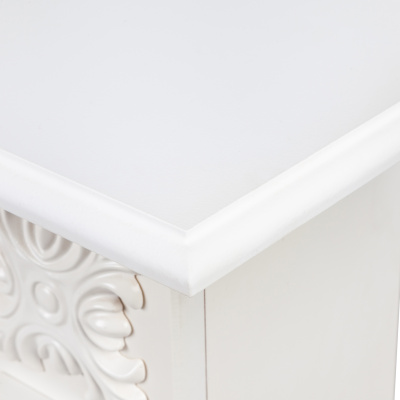 Портал для электрокамина Dominica STD WT угловой