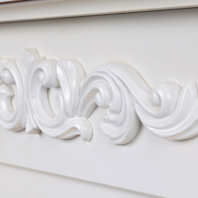 Портал для электрокамина Dominica STD WT угловой