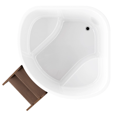 Купель Polar Spa CORNER SMALL (термососна темная)