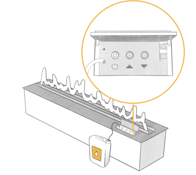 Паровой камин Airtone Misty 1250 мм 