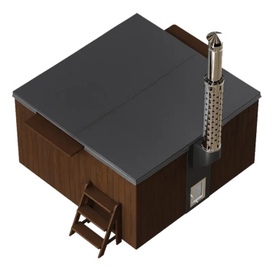 Купель Polar Spa ELITE QUATTRO 200 (термобереза темная) Купель Polar Spa ELITE QUATTRO 200 (термобереза темная)