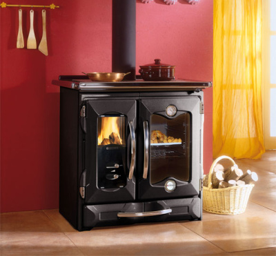  Отопительно-варочная печь La Nordica Mamy (черная)