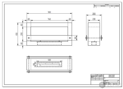 Биокамин Zefire Quarter 900 (белый)