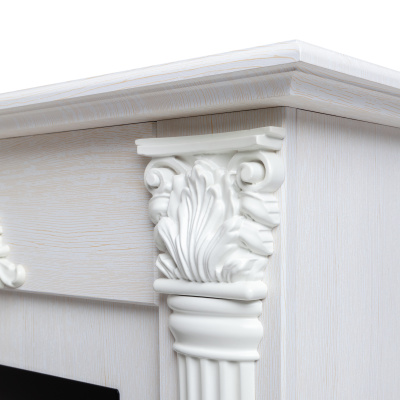 Портал для электрокамина Stefania STD WT Белое золото