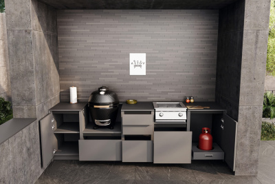 Кухня Astov BBQ № 17 (ширина 2840 мм)(готовое решение) Кухня Astov BBQ № 17 (ширина 2840 мм)(готовое решение)