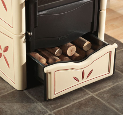  Печь La Nordica Nicoletta (бордовый/бежевый)