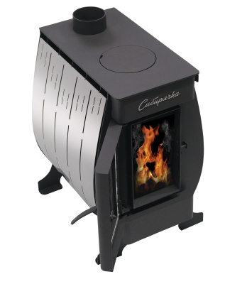  Стальная печь воздухогрейная НМК Сибирячка 6 кВт.