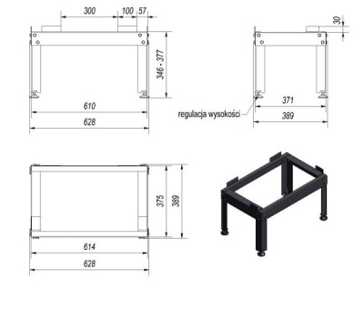 Ножки для топок Kratki Zuzia, Eryk 
