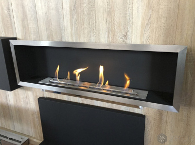 Биокамин Zefire Flagman 1000 шлифованный со стемалитом