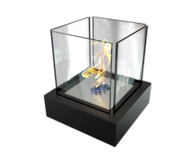 Биокамин Zefire Quant metall черный