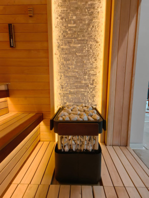 Электрическая печь для бани и сауны Born Stone Black 11 кВт (черный кожух) Электрическая печь для бани и сауны Born Stone Black 11 кВт (черный кожух)