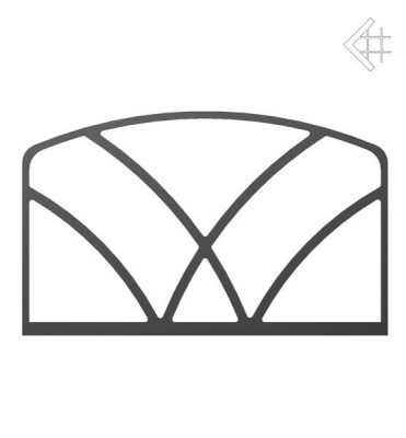 Декор дверцы W-образный для печей Kratki Koza K6, K9