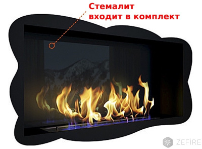 Биокамин Zefire классический Актон со стемалитом