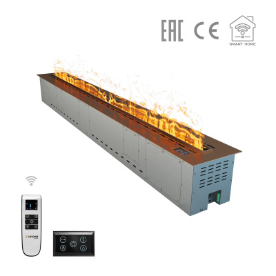 Паровой камин Airtone Vepo 2000 мм (розовое золото зеркало) Паровой камин Airtone Vepo 2000 мм (розовое золото зеркало)