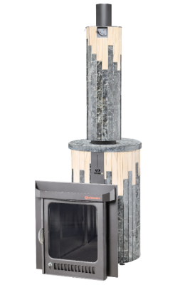  Банная печь Фёрингер Ламель Малютка (Пироксенит+"Окаменевшее дерево")