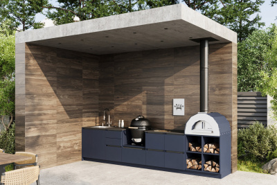 Кухня Astov BBQ № 14 (ширина 3800 мм)(готовое решение) Кухня Astov BBQ № 14 (ширина 3800 мм)(готовое решение)