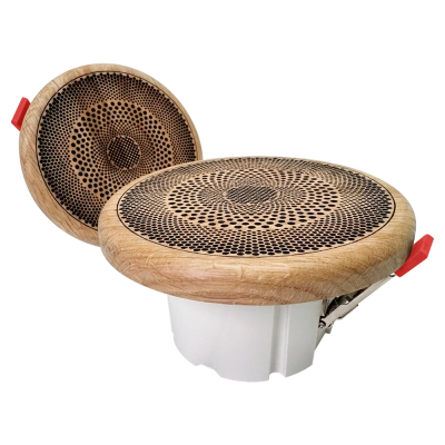 Влагостойкий динамик Steam & Water - SW MINI WOOD для бани, сауны, хамама, катера, яхты, влажных помещений