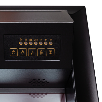 Электроочаг Fobos Lux Black RC (с пультом)