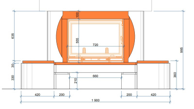 Каминная облицовка Sunhill AMFORA