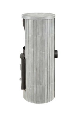  Печь Фёрингер отопительно-варочная "Лада" Серый Велюр