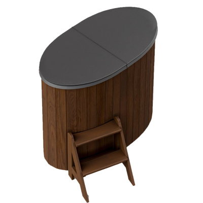 Купель Polar Spa STANDART 68 (термобереза темная) Купель Polar Spa STANDART 68 (термобереза темная)