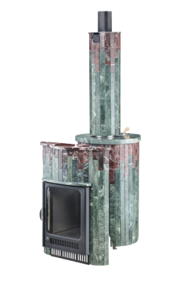  Банная печь Фёрингер Ламель Малютка (Змеевик+Россо Леванте)