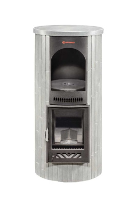  Печь Фёрингер отопительно-варочная "Лада" Серый Велюр