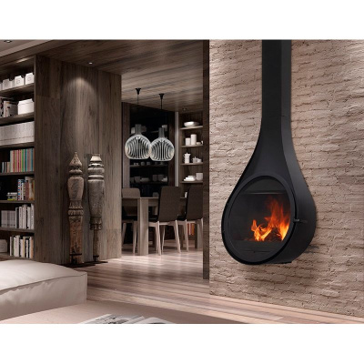 Дровяной камин ROCAL Drop MINI стальной