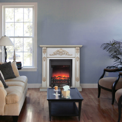 Электрокамин Anita WT с очагом Fobos Lux Black RC